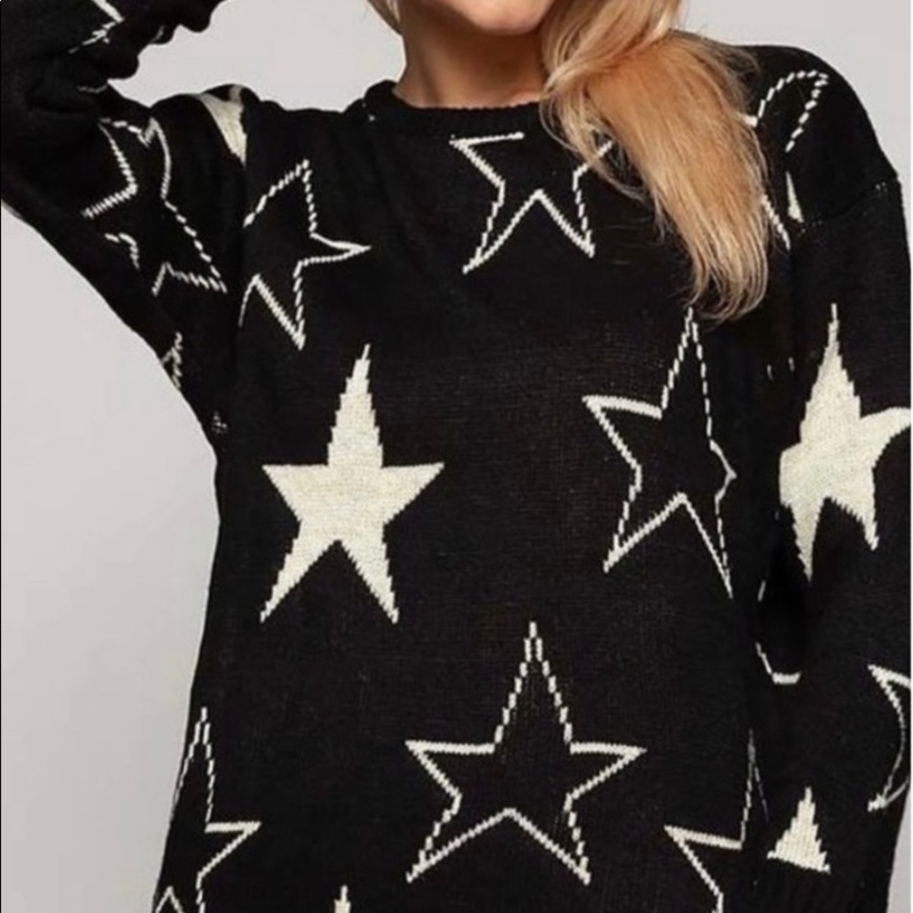 Star Knit Sweater